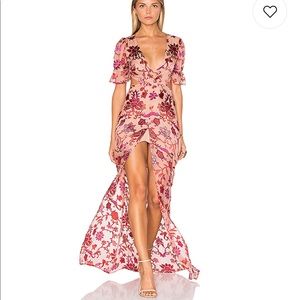 Saffron Maxi Dress in Sunset Floral